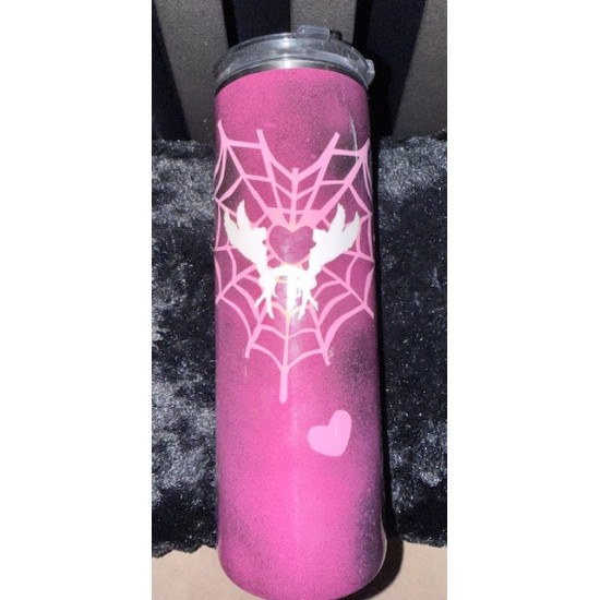 20oz Spiderweb Tumbler w/ Angels