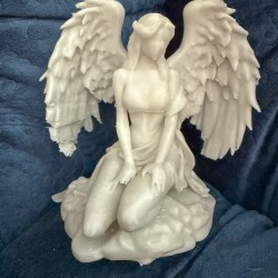 Kneeling Angel Small White Kneeling Angel Small White