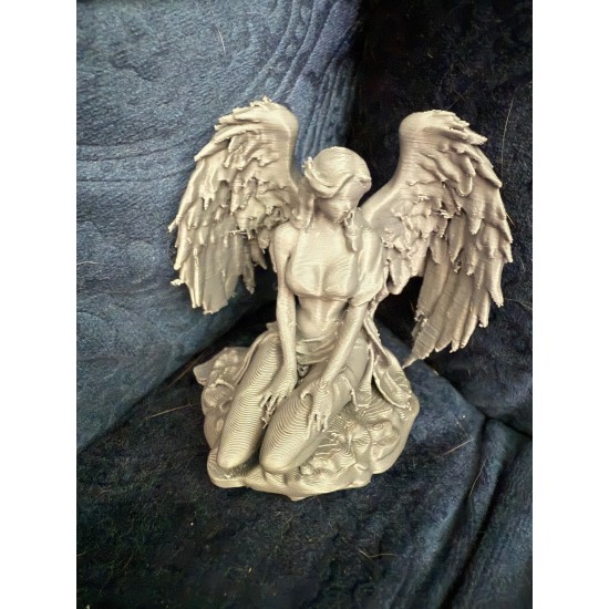 Kneeling Angel Small Grey Kneeling Angel Small Grey