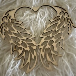 Angel Wings and Heart with Open Back Angel Wings and Heart with Open Back