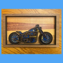 Framed Motorcycle Art 2