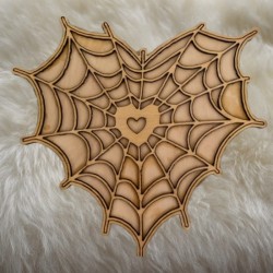 12 Web Heart with Back 
