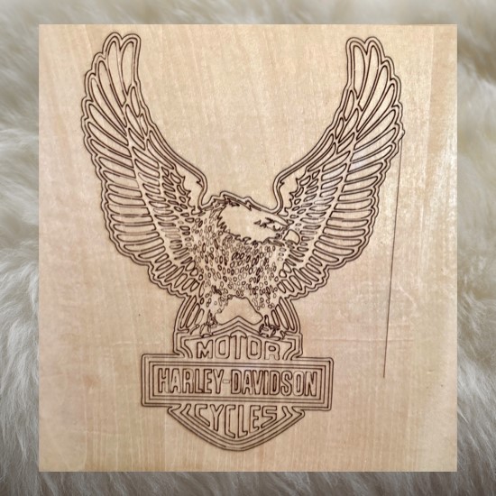 Square Harley Davidson Eagle Board