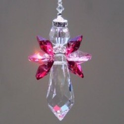 Pink Angel Sun Catcher 