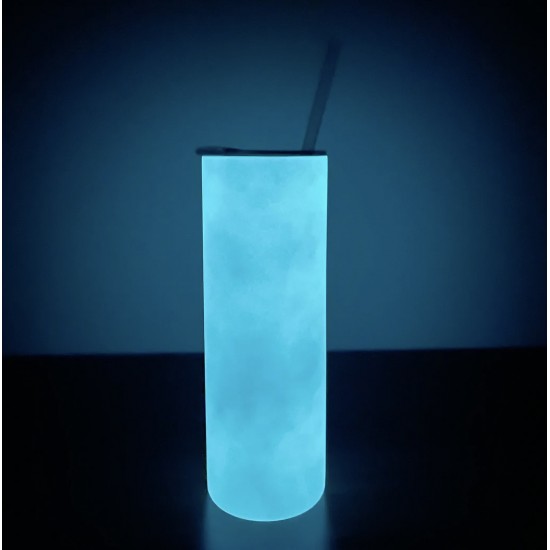 20oz Straight Weather The Storm Glow in The Dark Tumbler Blue