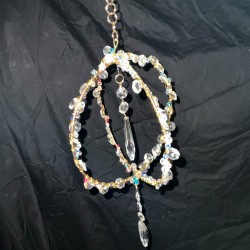 Beaded Crystal Suncatcher Beaded Crystal Suncatcher
