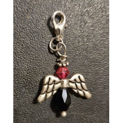 Charm, Gold, Angel with Wings & Beads