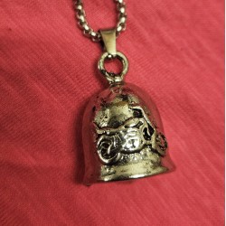 Gold Gremlin Bell Necklace