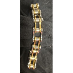 Gold & Silver Biker Chain Bracelet Gold & Silver Biker Chain Bracelet