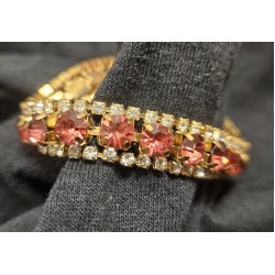 Gold w/ Red Crystals Bracelet Gold w/ Red Crystals Bracelet