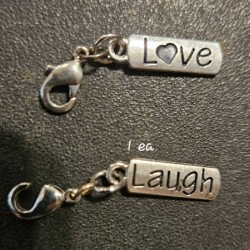 Gold Charm "Love" or "Laugh" Gold Charm "Love" or "Laugh"