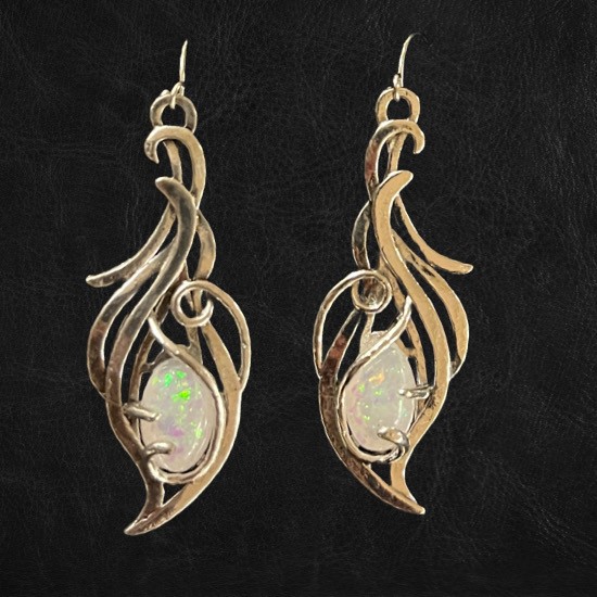 Opalescent Drop Earrings