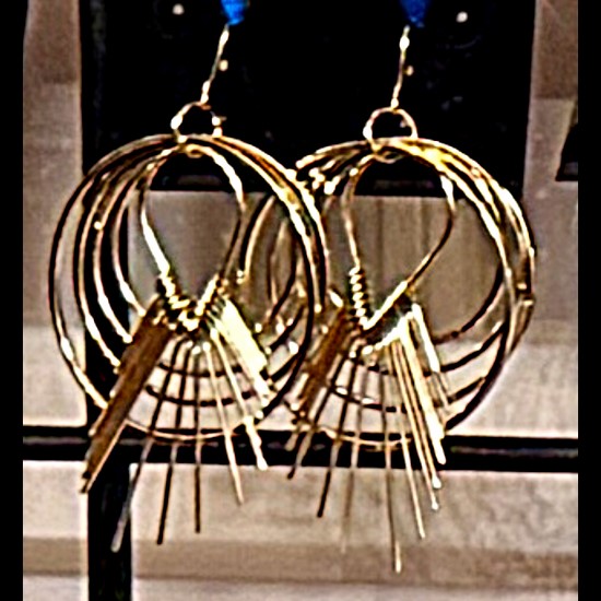 Geometric Hoop Earrings