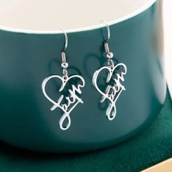 Faith in Heart Earrings