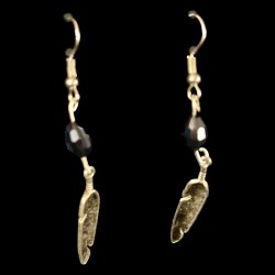Black Feather Danglers