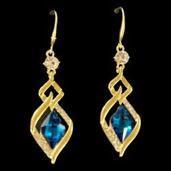 Sapphire Danglers