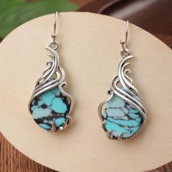 Blue Drop Earrings