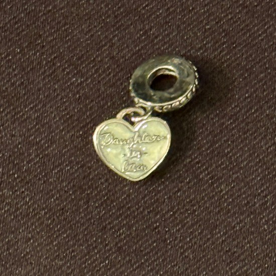 925 SS Charm Our Panda Heart "Daughter-in-law"