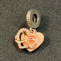 Charm, Gold, Our Panda, Hearts Infinity