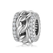 925 Sterling Silver Charm Our Panda Chain Link