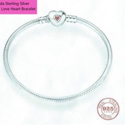 Bracelet 9.25 Sterling Silver Our Panda Heart