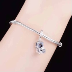 Charm, 9.25 Sterling Silver, Our Panda, CHOO CHOO Train