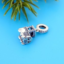 Charm, 9.25 Sterling Silver, Our Panda, CHOO CHOO Train