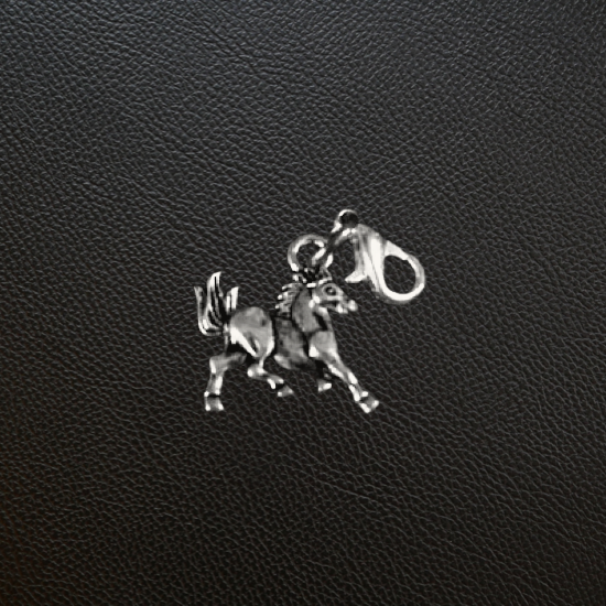 Silver Horse Charm