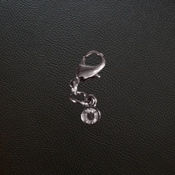 Charm, 9.25 Sterling Silver, Crystal