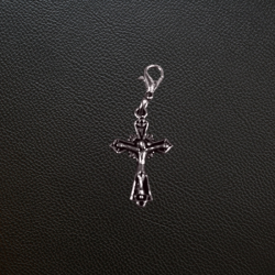 Charm, 9.25 Sterling Silver, Crucifix Charm, 9.25 Sterling Silver, Crucifix