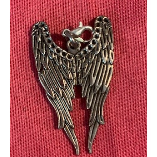 Silver Angel Wings Pendant