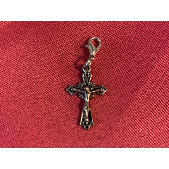 Silver Crucifix Charm
