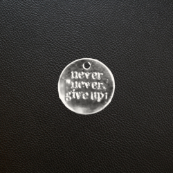 Charm, 9.25 Sterling Silver, with Message Charm, 9.25 Sterling Silver, with Message