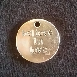 925 Sterling Silver Charm with Message