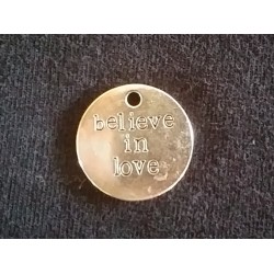 925 Sterling Silver Charm with Message