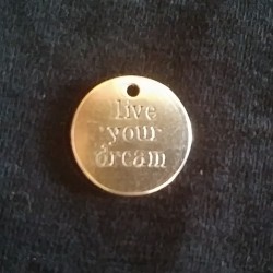 Charm, 9.25 Sterling Silver, with Message Charm, 9.25 Sterling Silver, with Message