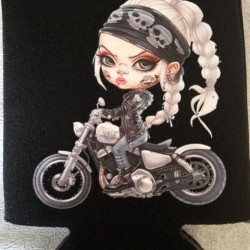 Koozie Lady Both Cheek Tattoo Koozie Lady Both Cheek Tattoo