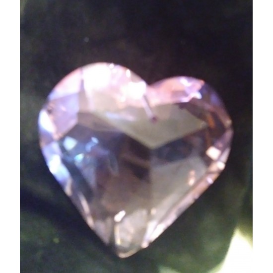 Pink Heart Crystal 