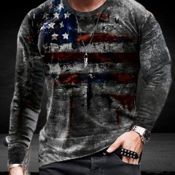 Flag Shirt Long Sleeve Shirt Flag Shirt Long Sleeve Shirt