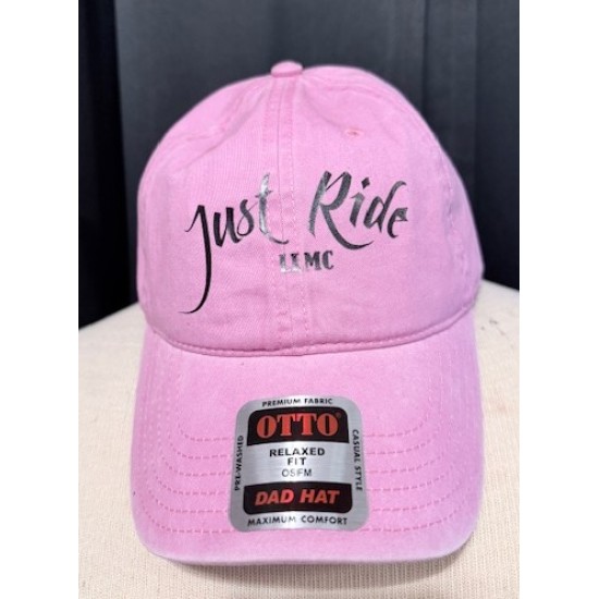 Pink Just Ride Hat with LLMC