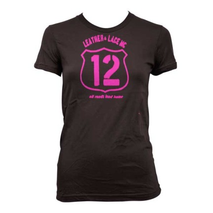 All Roads Lead Home Leather & Lace MC Shirt All Roads Lead Home Leather & Lace MC Shirt