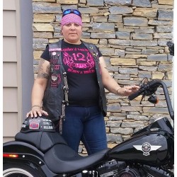 Born and Bred Leather & Lace MC Shirt Born and Bred Leather & Lace MC Shirt