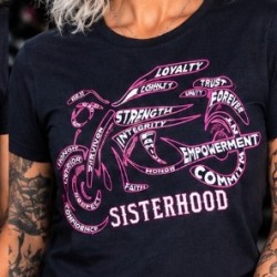 Sisterhood/Bike Words T Shirt Sisterhood/Bike Words T Shirt