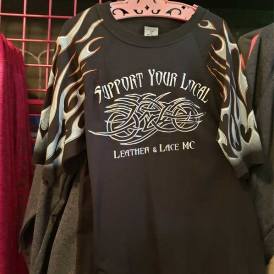 Support Your Local Flame Sleeve Tribal Bike 2