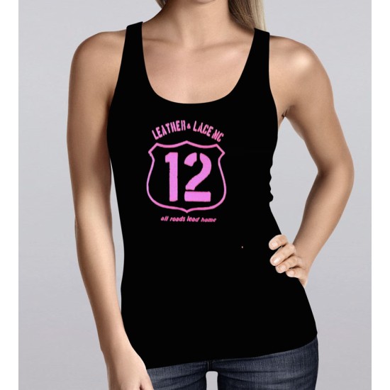 Leather & Lace MC All Roads Lead Home Tank