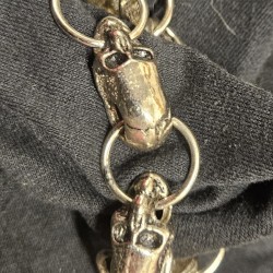 Silver Skull Bracelet