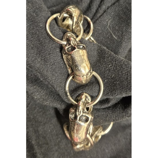 Silver Skull Bracelet