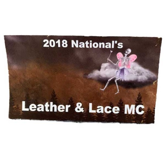 Leather & Lace MC National Magnet
