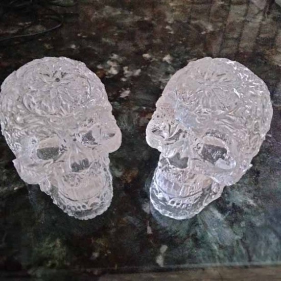 Clear Acrylic Skull
