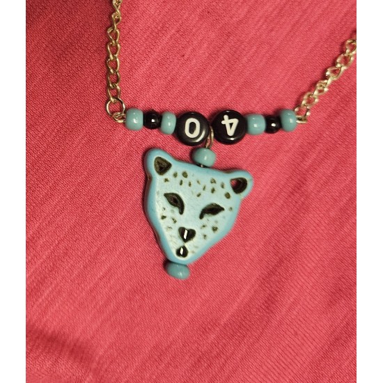 Tiger Face 40th Anniversary Necklace